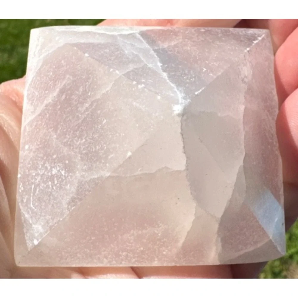 Selenite Crystal Pyramid, Crystal Charging, Crystal Cleansing, Selenite, Crystal